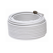 Câble Coaxial Blanc 50 mètres