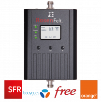 AMPLIFICATEUR GSM BI-BANDE (tout opérateurs) - téléphonie et 4G (700 m²)