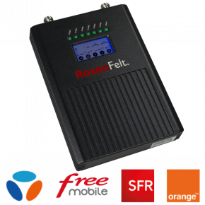 Amplificateur en ligne 5 BANDES GSM 4G 5G Rosenfelt RF 20-5BT-L