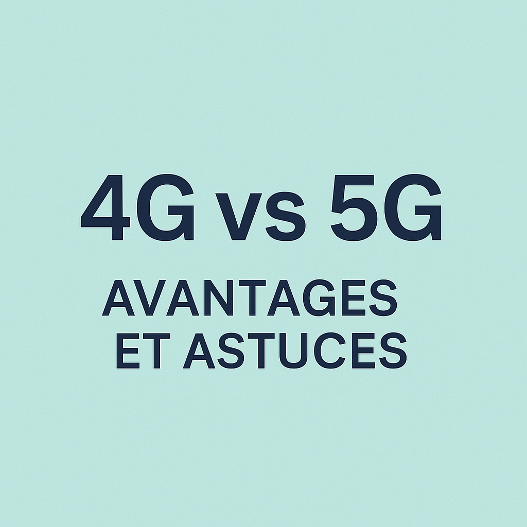 4G vs 5G : tout comprendre