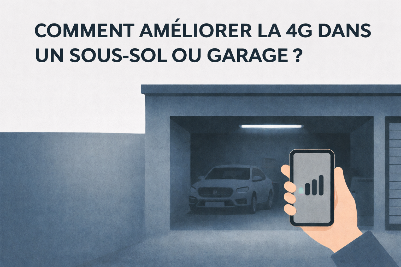 Comment améliorer le signal 4G dans un sous-sol ou garage ?