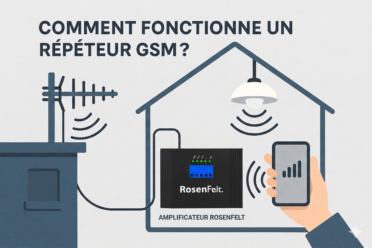 Comment fonctionne un amplificateur de signal mobile Rosenfelt ? 
