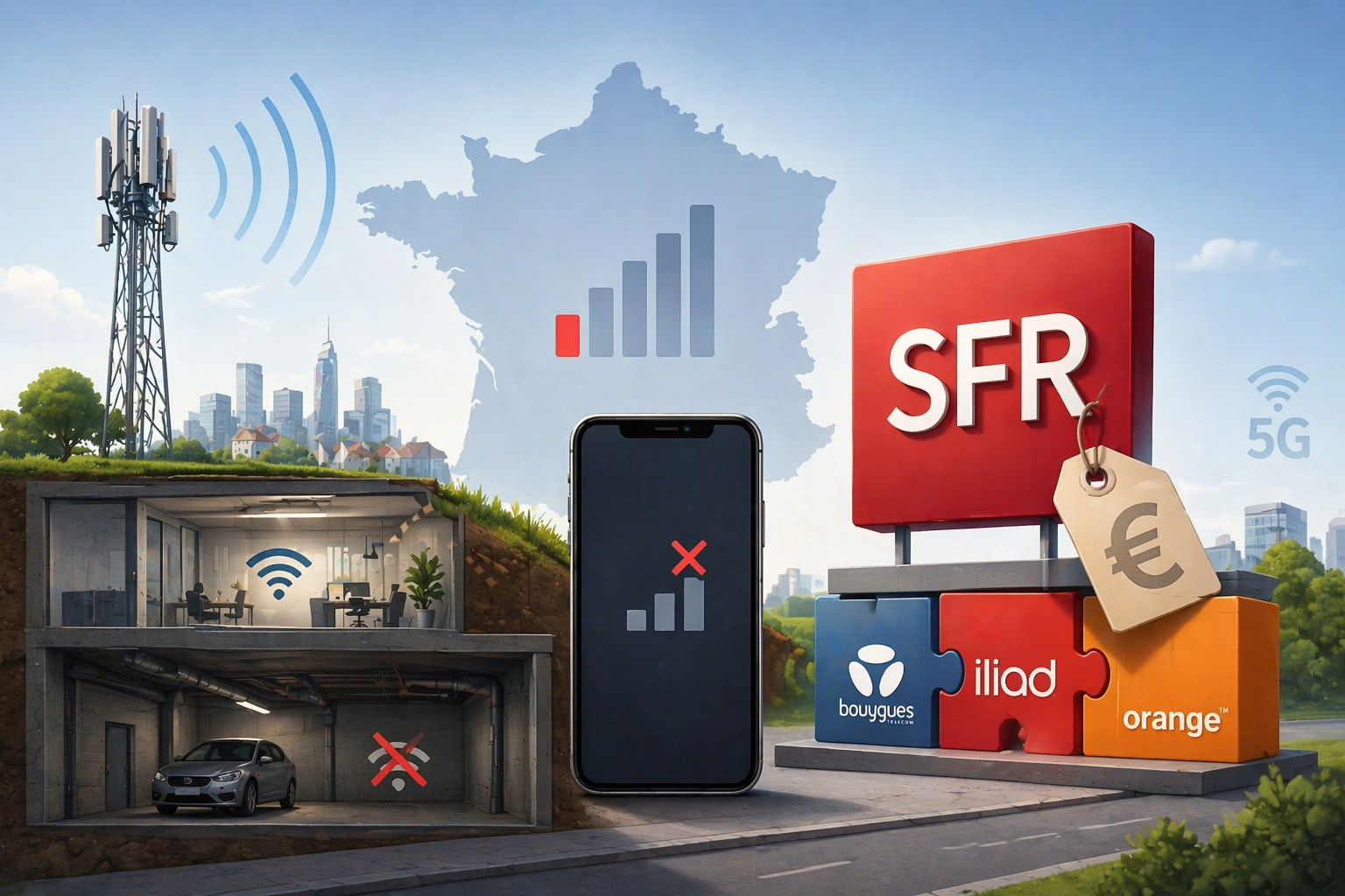 SFR en vente : quel impact sur le réseau mobile en France ?