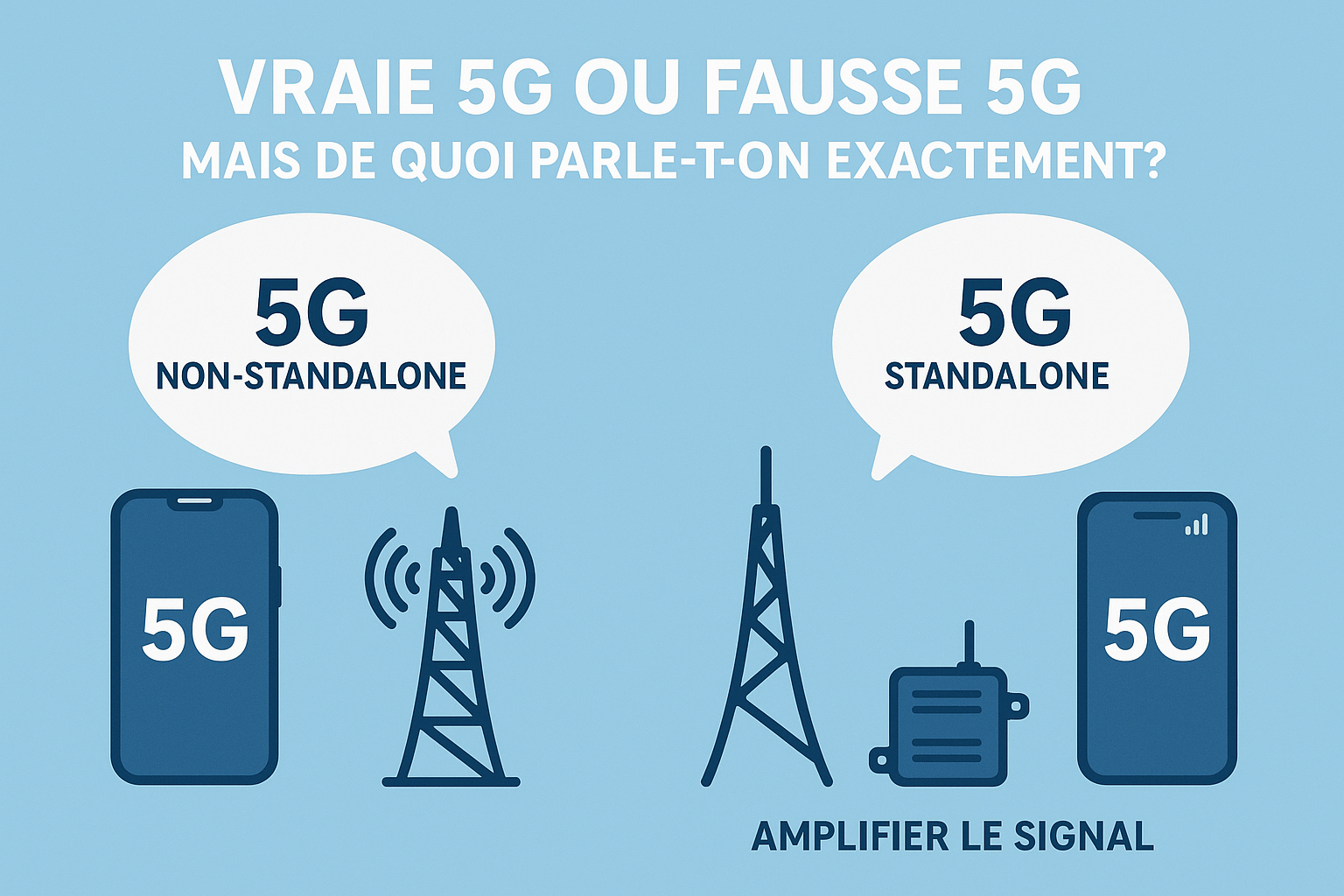 Vrai 5G ou fausse 5G mais de quoi parlons-nous exactement ?
