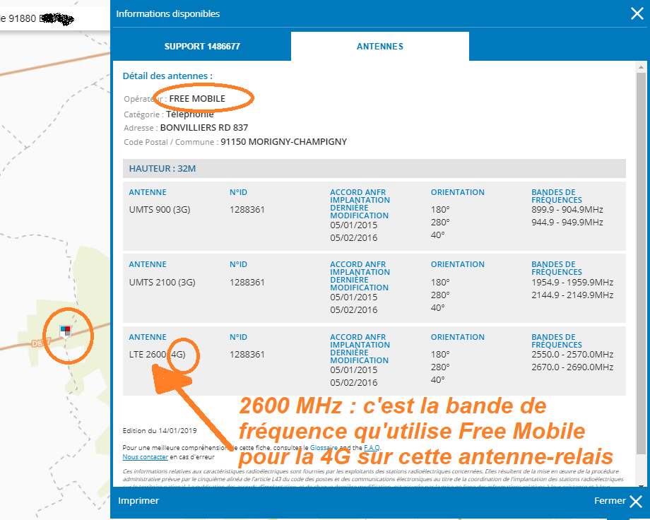 Amplificateur GSM 4G RF ED15-L, 1.000m²