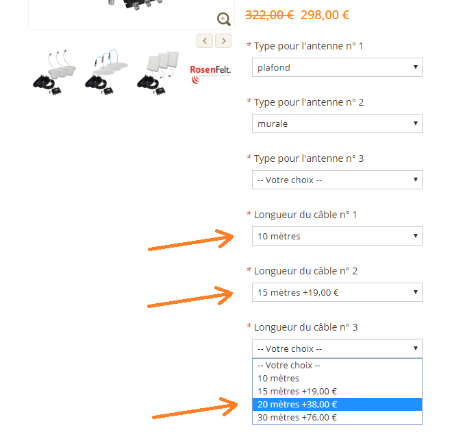 Antenne GSM 4G 3G